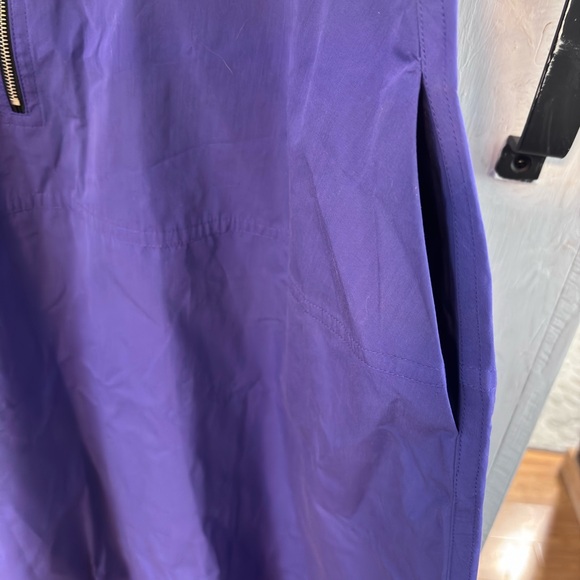 Sofie D'Hoore Purple A-line Midi Dress with Raglan Sleeves - Picture 6 of 6